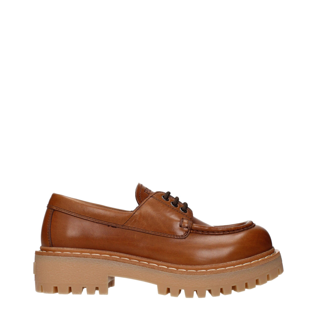 Brown Leather Oxfords And Derbies