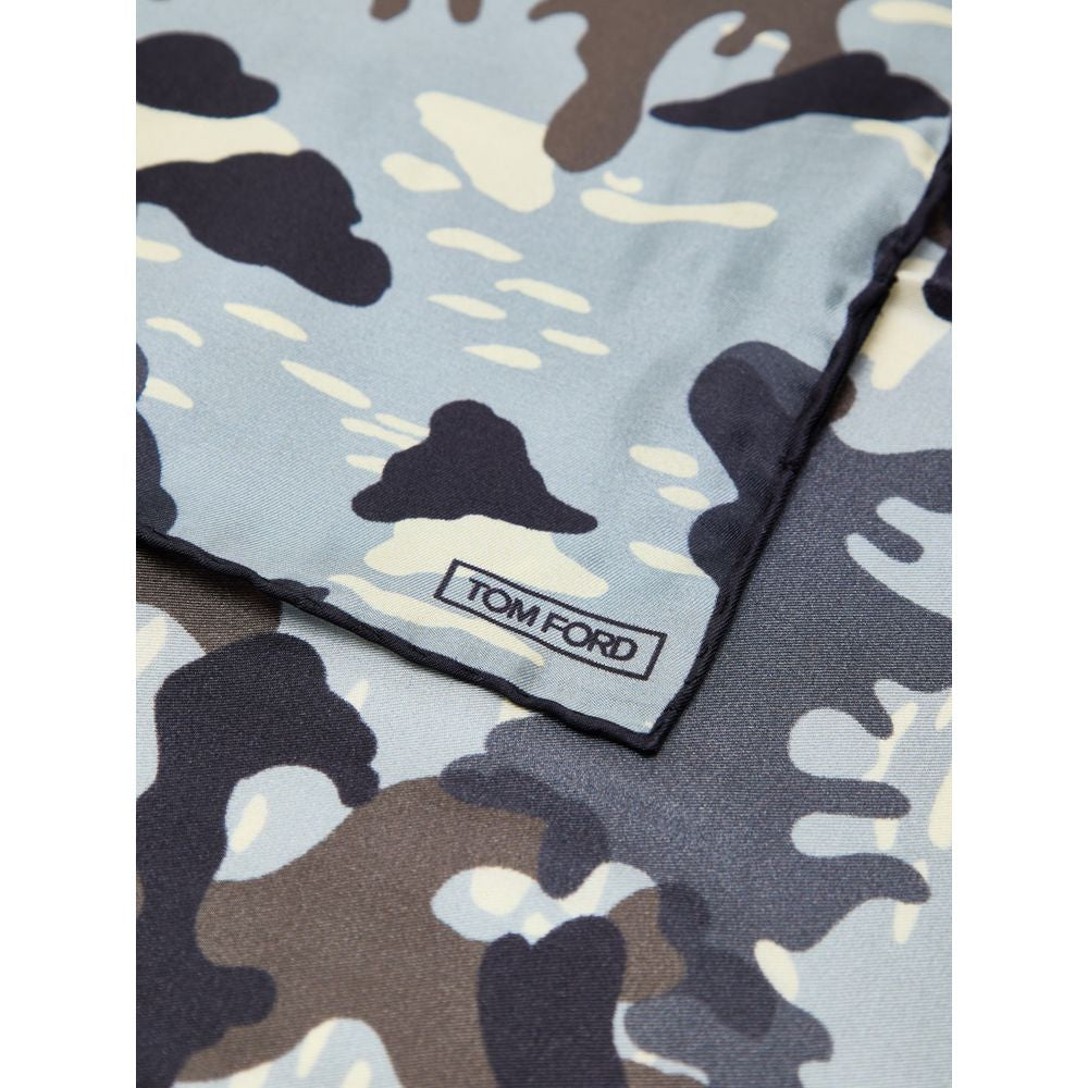 Gray Silk Pocket Square