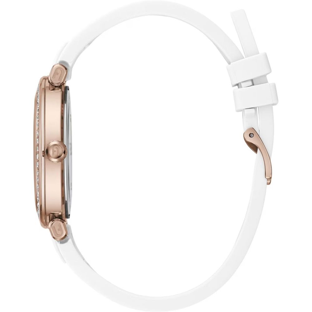 White Synthetic Dress Watch
