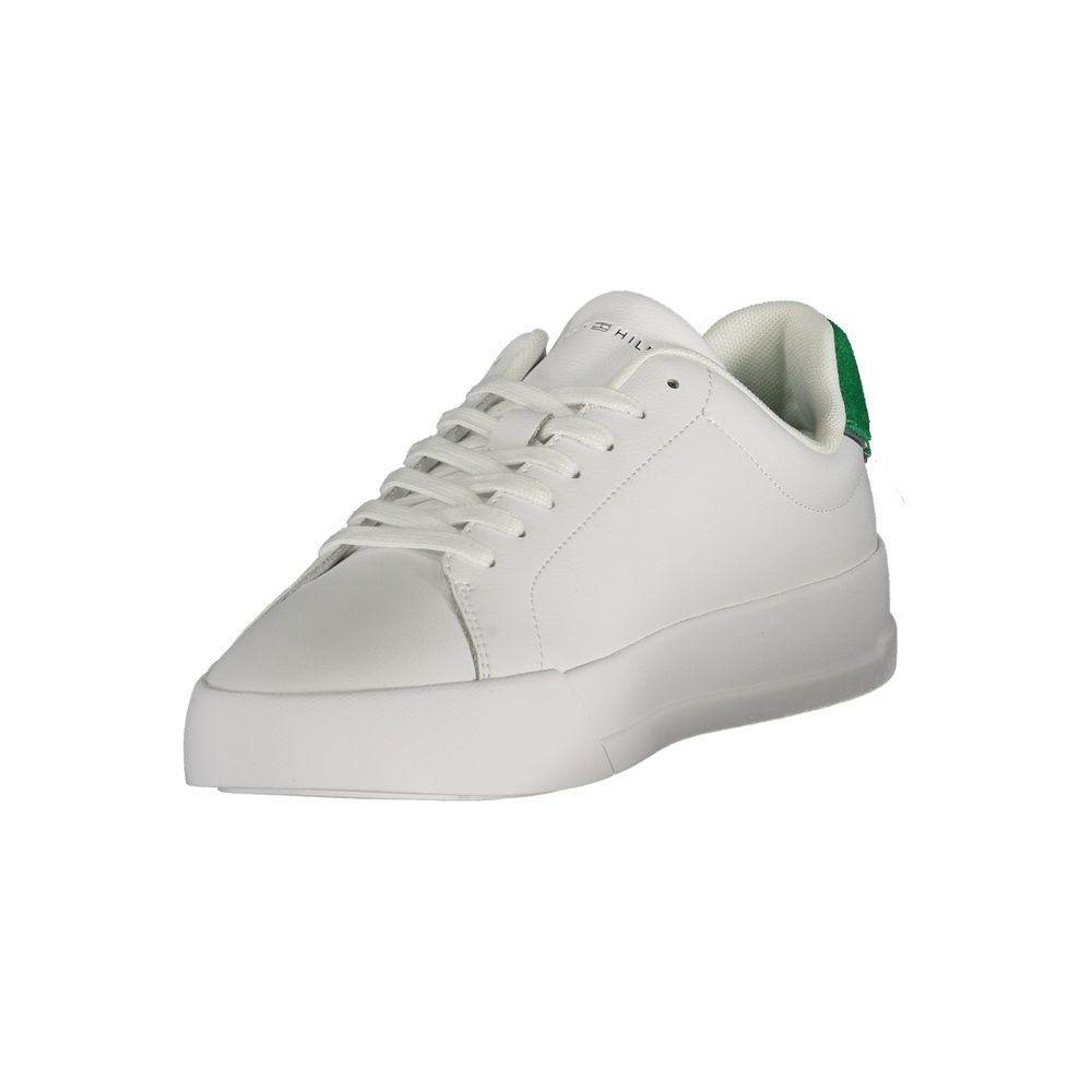Weißer Polyester-Sneaker