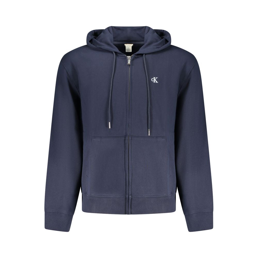 Blauer Baumwoll-Sweatshirt