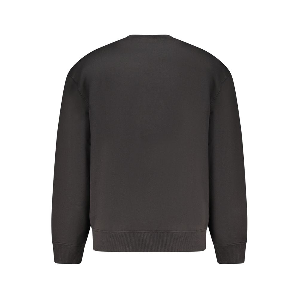 Baumwoll-Sweatshirt in Schwarz
