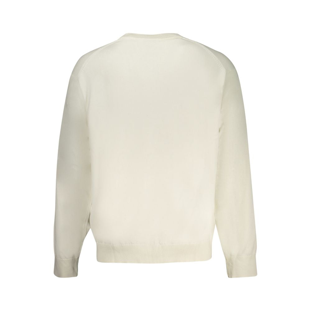 Baumwoll-Pullover in Weiß