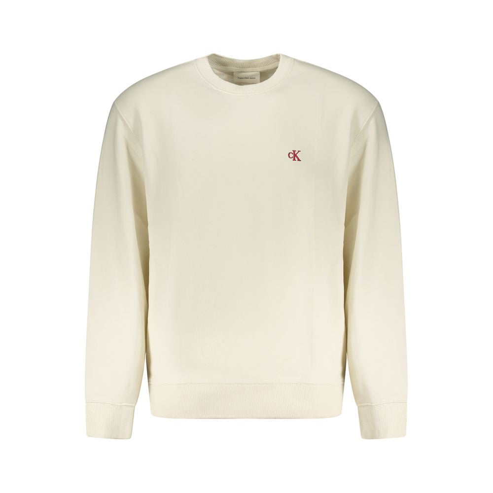 Baumwoll-Sweatshirt in Weiß