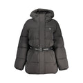 Schwarze Nylon-Jacken & Mantel