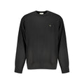 Schwarzer Baumwollpullover