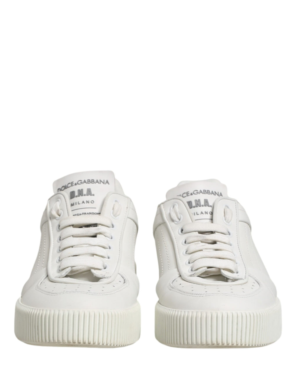 White MIAMI Calf Low Top Men Sneakers  Shoes