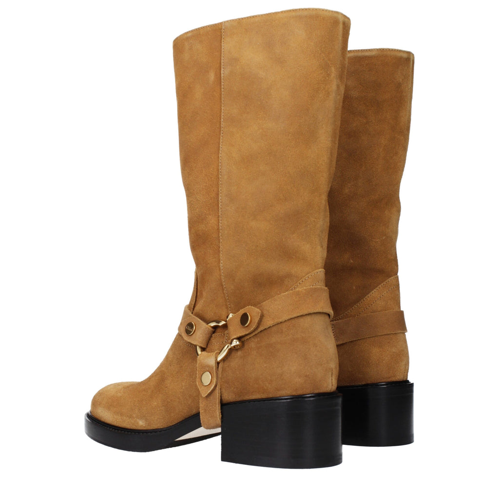 Brown Leather Ankle Boots