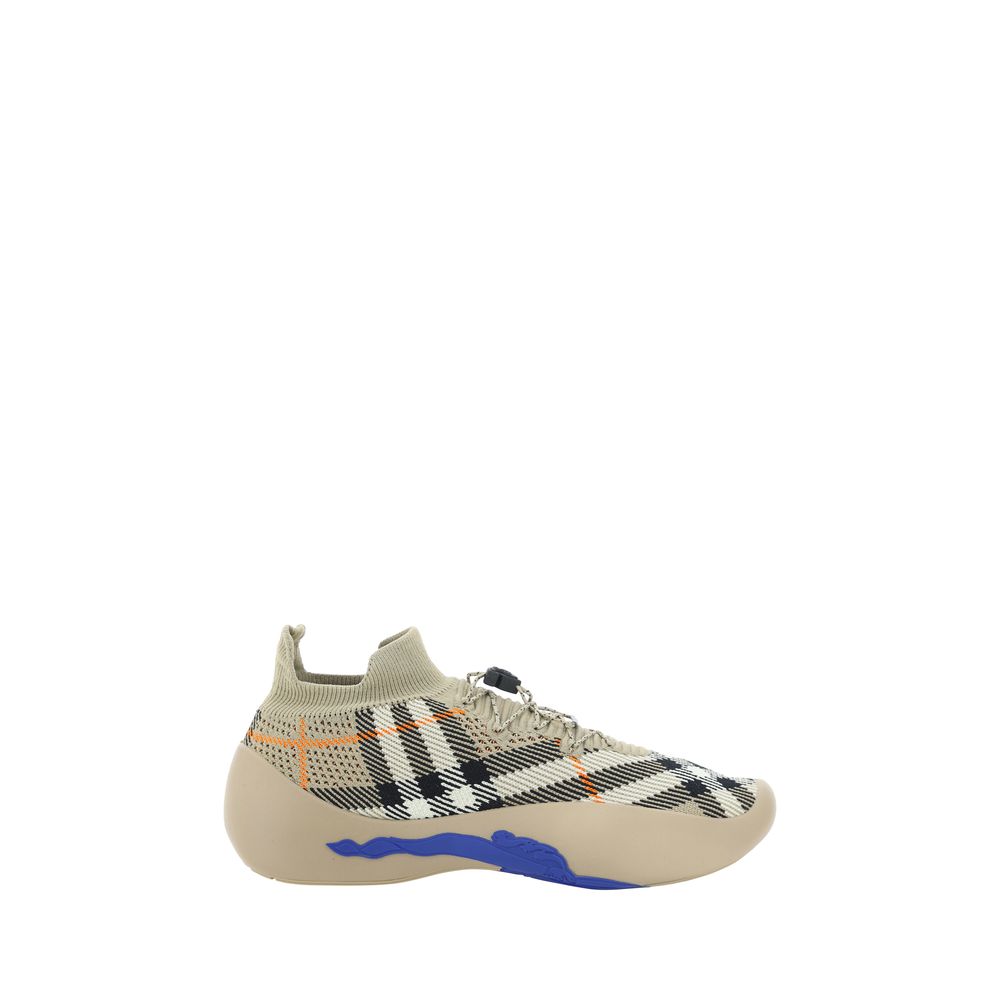 Brown Rubber Athletic Sneakers