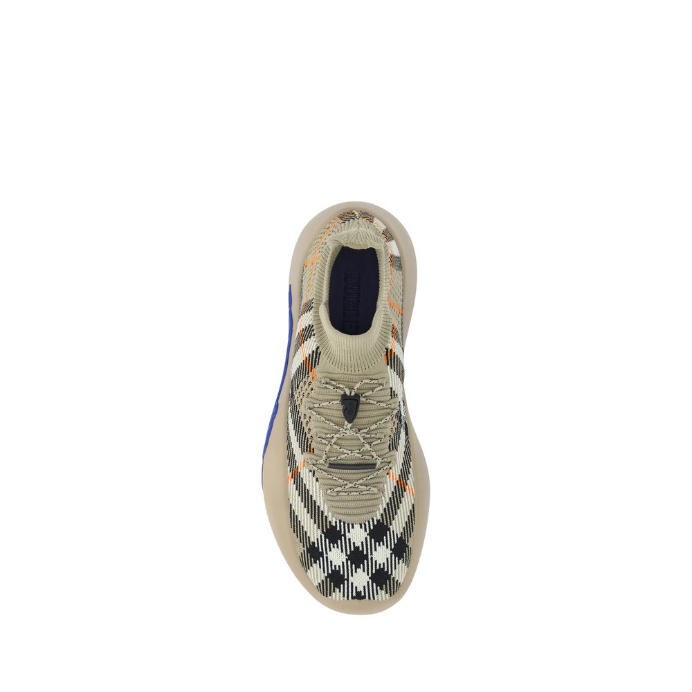 Brown Rubber Athletic Sneakers