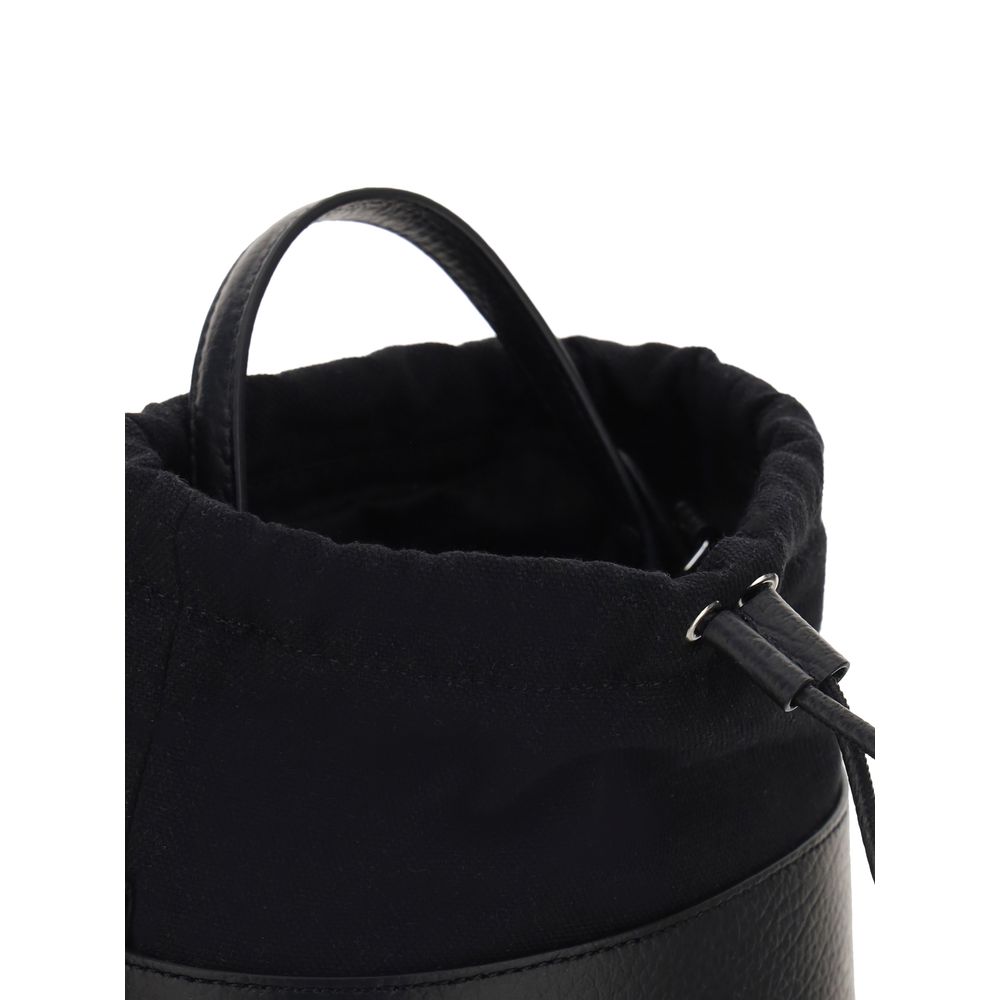 Black Calf Leather Bos Taurus Shoulder Bag