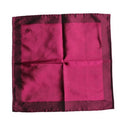 Maroon Silk Lace Stole Square Foulard Scarf
