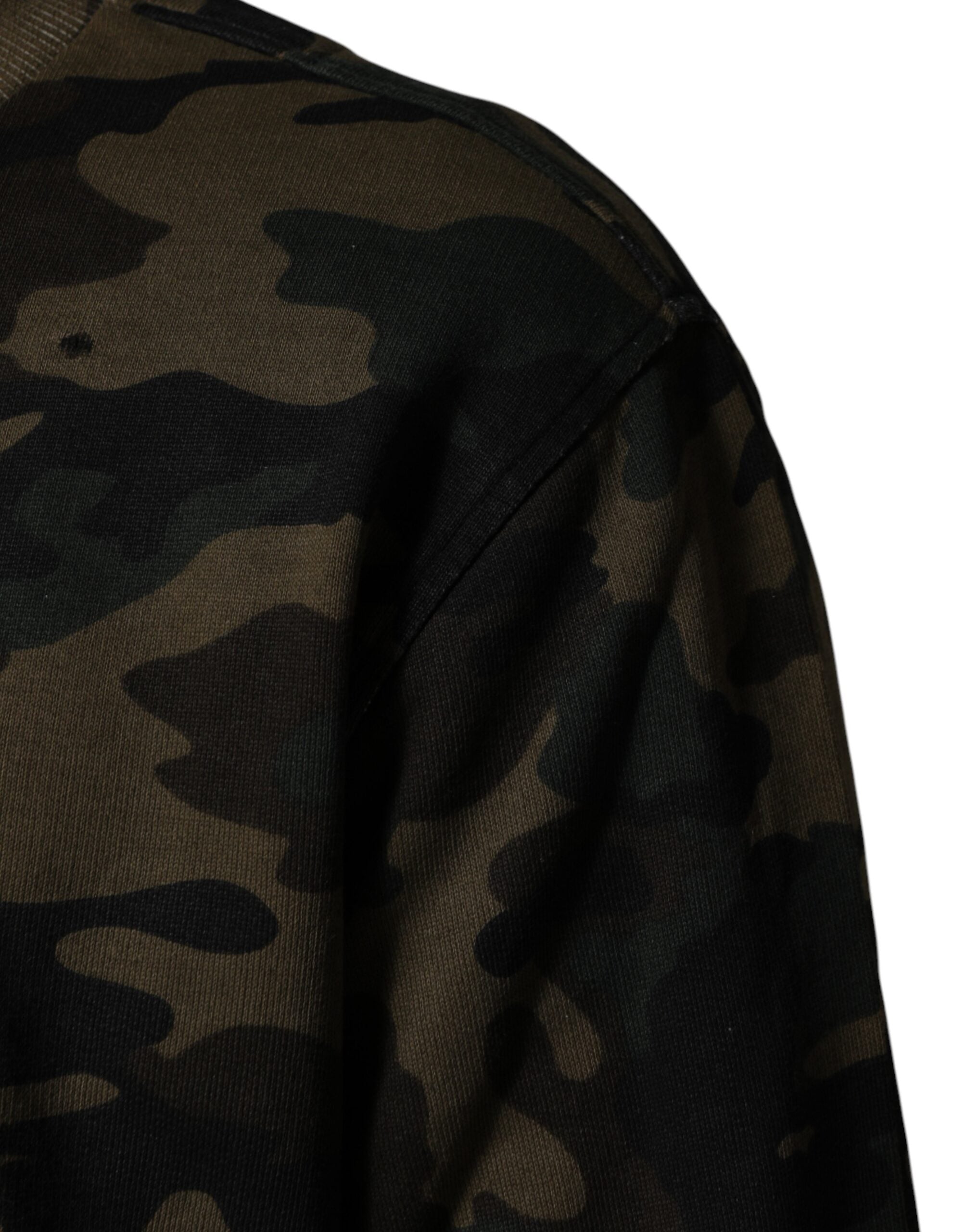 Multicolor Camouflage Men Sweatshirt  Sweater