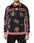 Black King Crown Hooded Sweatshirt Sweater