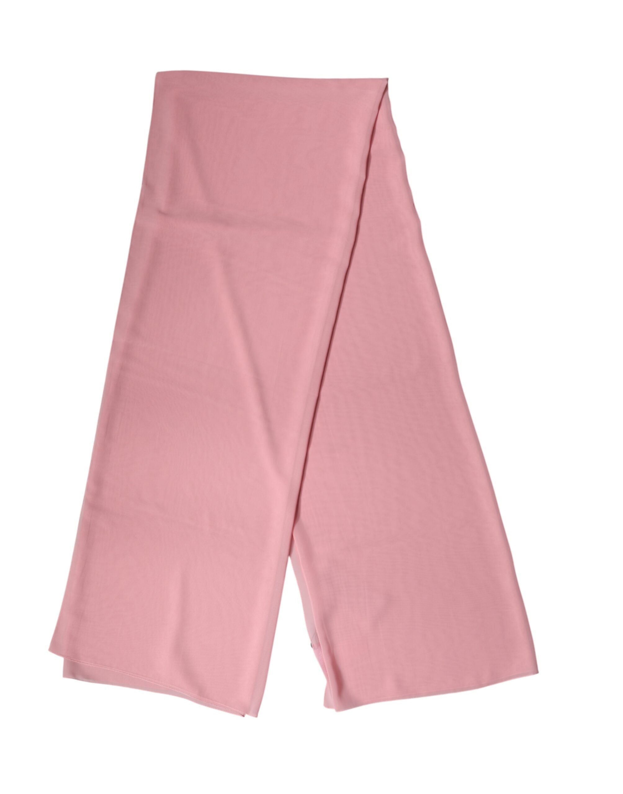 Pink Silk Stole Neck Wrap Shawl Men  Scarf