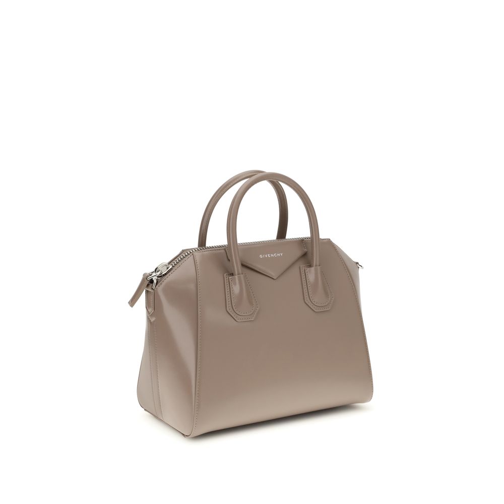 Gray Calf Leather Bos Taurus Shoulder Bag