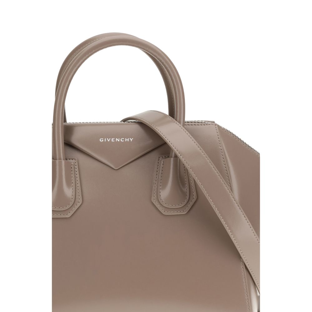 Gray Calf Leather Bos Taurus Shoulder Bag