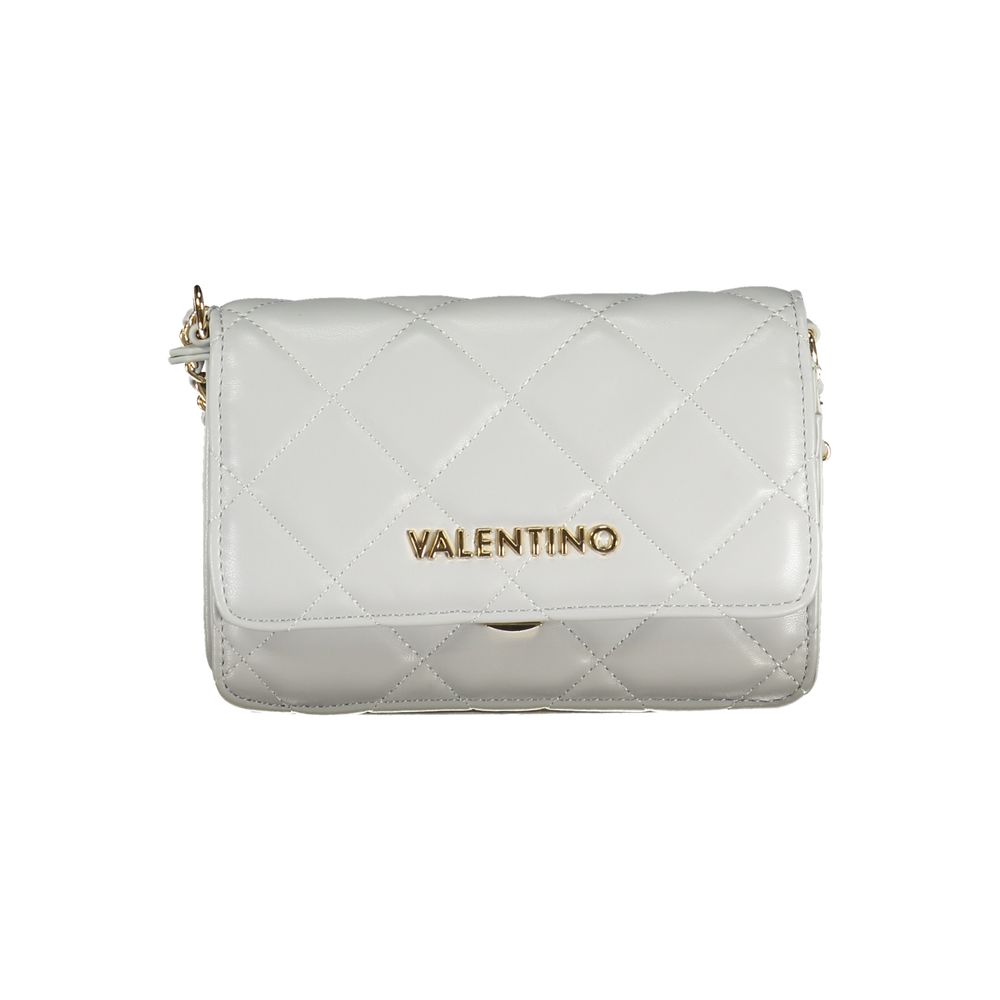 Gray Polyurethane Women's Bag