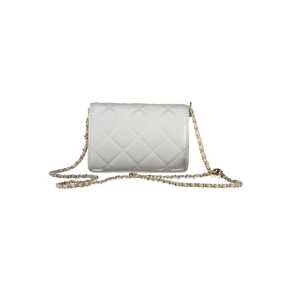 Gray Polyurethane Women's Bag