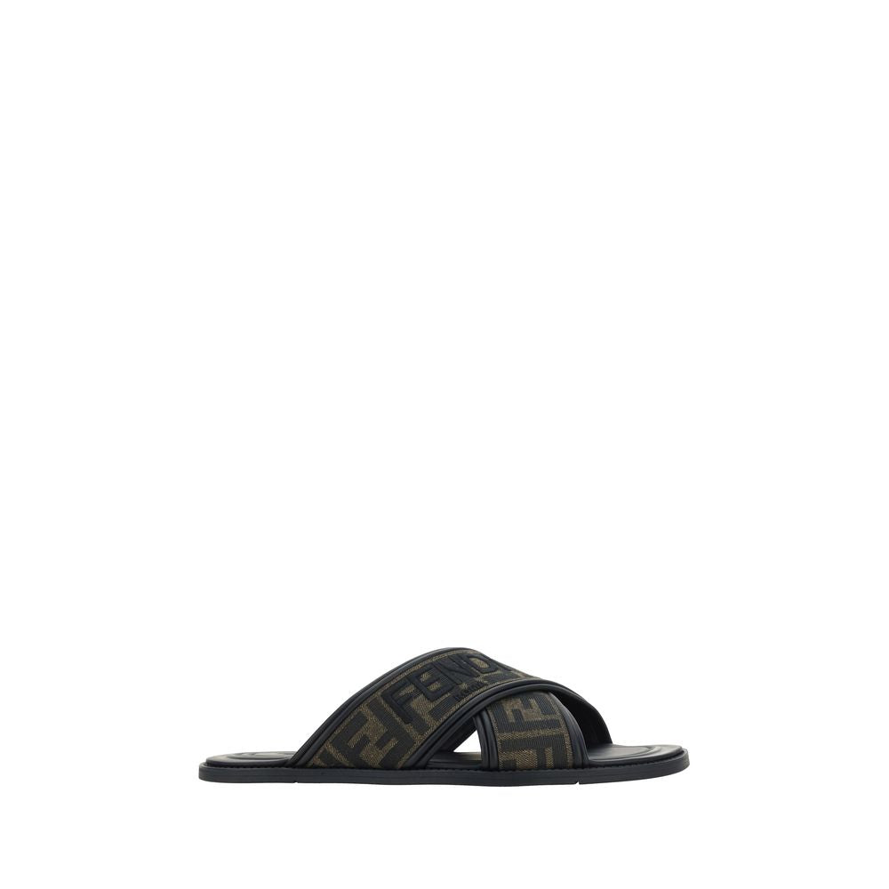 Black Rubber Slippers