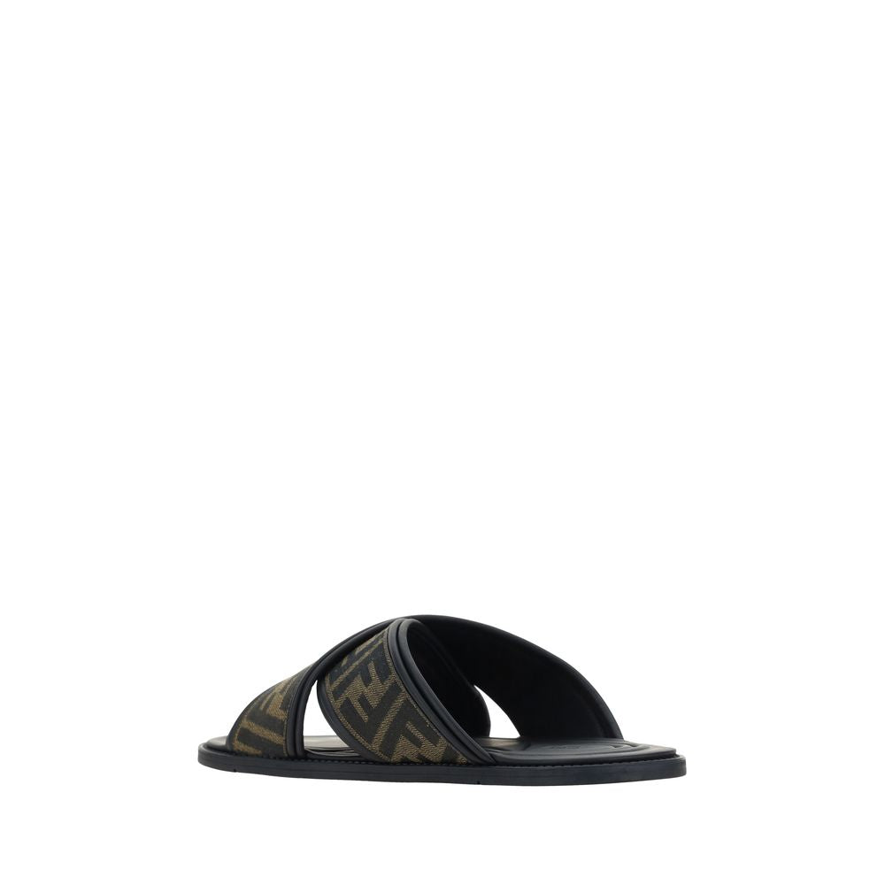 Black Rubber Slippers