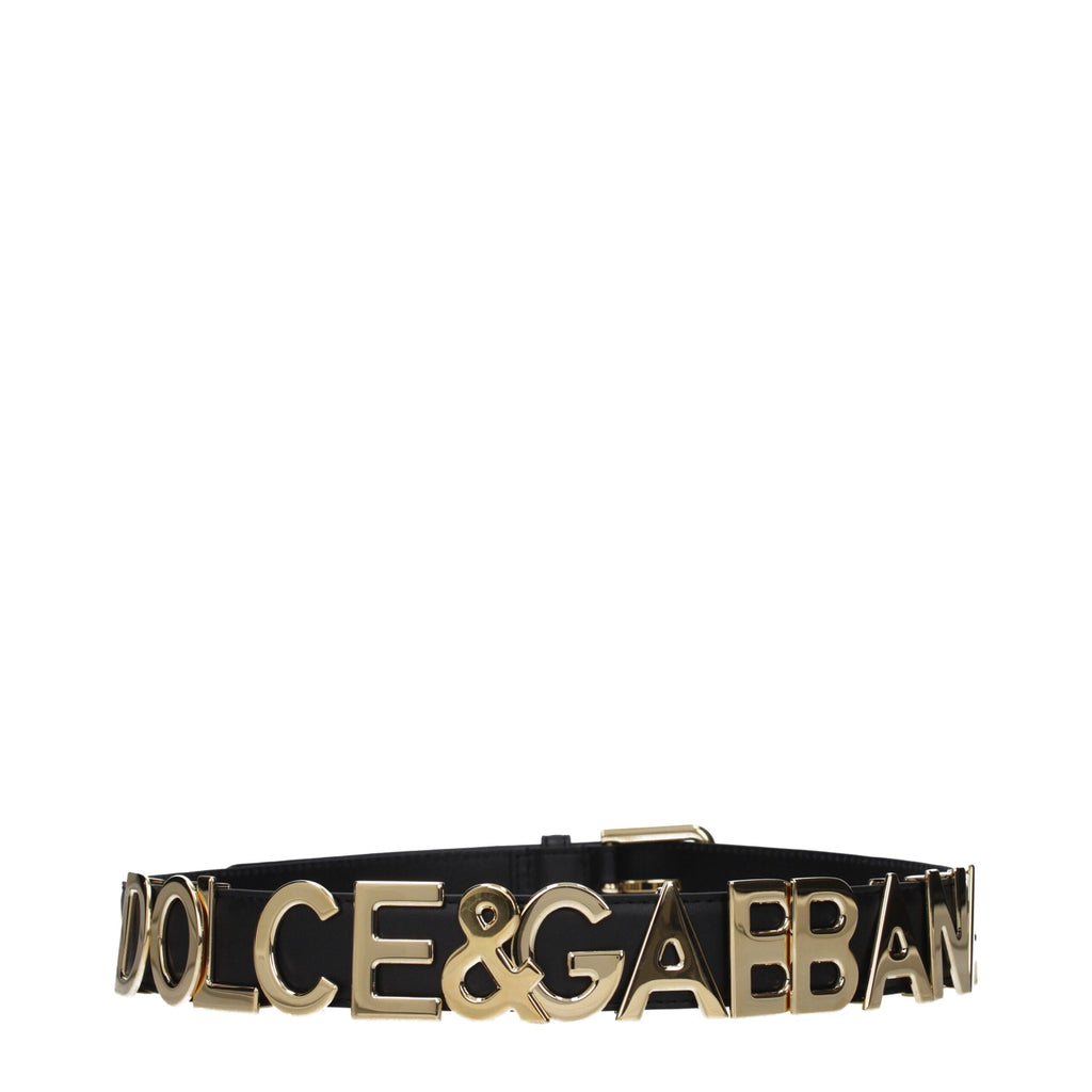 Black Leather Regular Belt