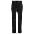Black Cotton Skinny Jeans
