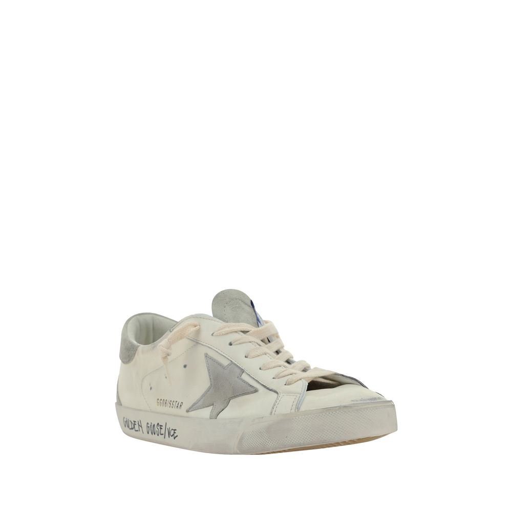 White Rubber Low Top Sneakers